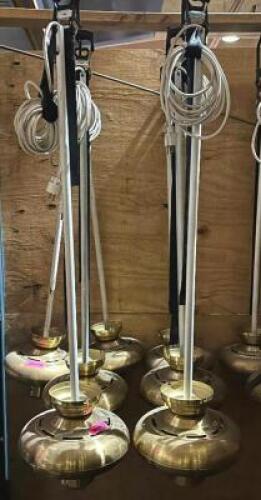 DESCRIPTION: (2) CEILING FANS INFORMATION: BLADES IN SEPARATE PHOTO SIZE: 54" LOCATION: ELECTRONICS CAGE QTY: 2