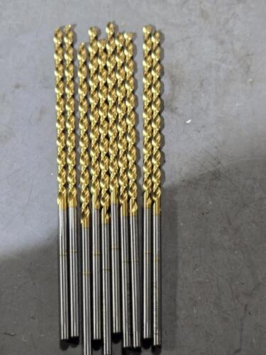 DESCRIPTION: (10) HSS TAPER LENGTH DRILL BITS BRAND/MODEL: PRECISION TWIST DRILL 5996743 SIZE: #18 RETAIL$: $244.00 QTY: 10