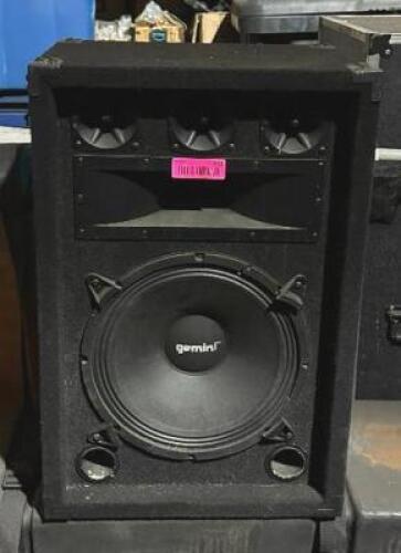 DESCRIPTION: GEMINI LOUD SPEAKER LOCATION: ELECTRONICS CAGE QTY: 1