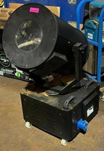 DESCRIPTION: 4000W SEARCH LIGHT LOCATION: ELECTRONICS CAGE QTY: 1