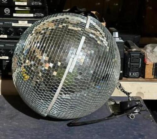DESCRIPTION: ELECTRONIC DISCO BALL LOCATION: ELECTRONICS CAGE QTY: 1