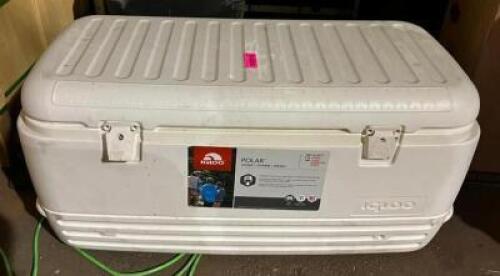 DESCRIPTION: 120 QT. POLAR COOLER BRAND/MODEL: IGLOO LOCATION: ELECTRONICS CAGE QTY: 1