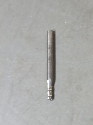 DESCRIPTION: (1) SOLID CARBIDE BALL END MILL BRAND/MODEL: ACCUPRO 64535552 SIZE: 0.0900" DIA 0.2700" RETAIL$: $39.89 QTY: 1