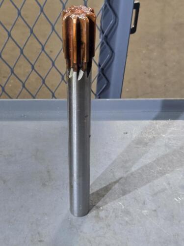 DESCRIPTION: (1) HSS MACHINE EXPASION REAMER BRAND/MODEL: YANKEE 432 1.1875 SIZE: 1-3/16" DIA 1-3/4" FL 11" OAL RETAIL$: $565.58 QTY: 1