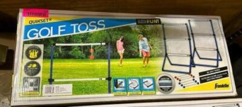 DESCRIPTION: (2) GOLF TOSS GAMES LOCATION: OUTSIDE ELECTRONICS CAGE QTY: 2