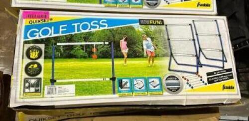 DESCRIPTION: (2) GOLF TOSS GAMES LOCATION: OUTSIDE ELECTRONICS CAGE QTY: 2