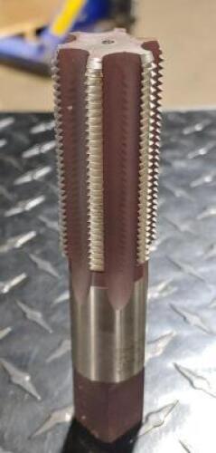 DESCRIPTION: (1) HSS BOTTOMING 6-FLUTE STRAIGHT HAND TAP BRAND/MODEL: REGAL CUTTING TOOLS 013441AS RETAIL$: $96.68 SIZE: 1*3/16-12 UNS RH H5 QTY: 1