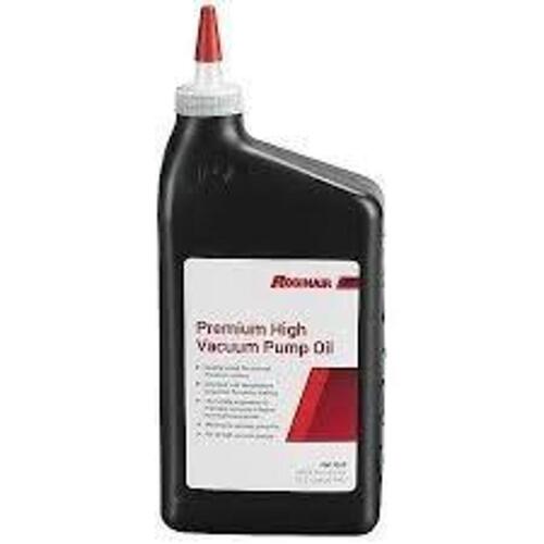 DESCRIPTION: (4) PREMIUM HIGH VACUUM PUMP OIL BRAND/MODEL: ROBINAIR SIZE: 1 QT RETAIL$: $12.35 EA QTY: 4