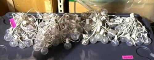 DESCRIPTION: (5) 25' STRANDS OF STRING LIGHTS LOCATION: ELECTRONICS CAGE QTY: 5