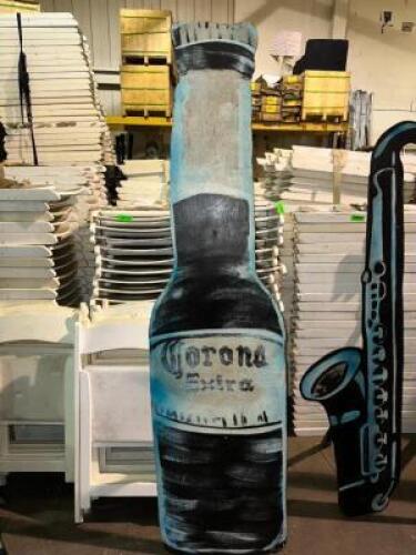 DESCRIPTION: CORONA EXTRA WOODEN SIGN LOCATION: LEVEL 2 QTY: 1
