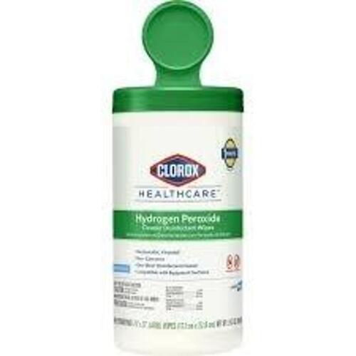 DESCRIPTION: (6) CANS OF DISINFECTING WIPES BRAND/MODEL: CLOROX #401Z40 INFORMATION: GREEN CANISTER, HYDROGEN PEROXIDE, CHERRY ALMOND SIZE: 95 WIPES I