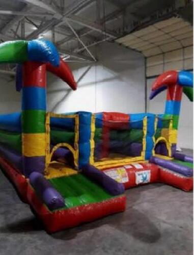 DESCRIPTION: WACKY MAZE INFLATABLE INFORMATION: GRADE 'A' CONDITION, $4800 NEW LOCATION: WAREHOUSE QTY: 1