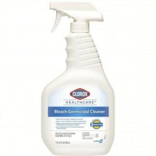 DESCRIPTION: (6) BLEACH GERMICIDAL CLEANER BRAND/MODEL: CLOROX HEALTHCARE #6VDE6 SIZE: 32 OZ RETAIL$: $11.66 EA QTY: 6