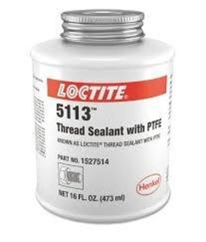 DESCRIPTION: (4) THREAD SEALANT WITH PTFE BRAND/MODEL: LOCTITE 5113 SIZE: 16 FL OZ RETAIL$: $20.00 EA QTY: 4
