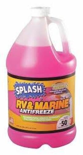DESCRIPTION: (4) RV AND MARINE ANTIFREEZE BRAND/MODEL: SPLASH #49GU89 INFORMATION: PINK SIZE: 1 GAL RETAIL$: $38.68 EA QTY: 4