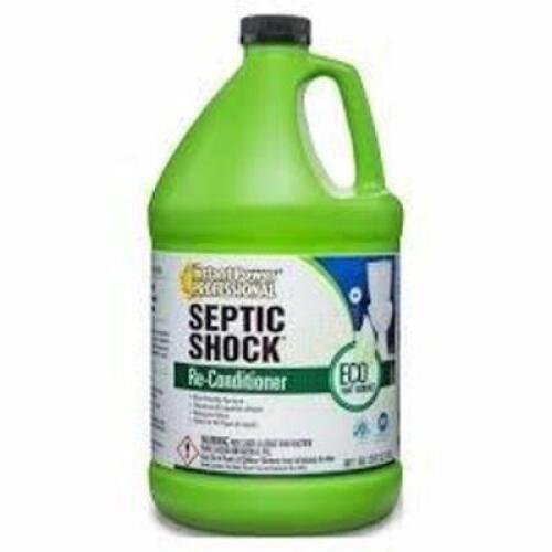 DESCRIPTION: (1) SEPTIC SHOCK RECONDITIONER BRAND/MODEL: INSTANT POWER PROFESSIONAL #49XY19 SIZE: 1 GALLON RETAIL$: $30.67 EA QTY: 1