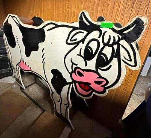 DESCRIPTION: DOUBLE SIDED COW PROP LOCATION: 3039 NAMEOKI DRIVE QTY: 1