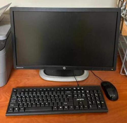 DESCRIPTION: THINKCENTRE M92p DESKTOP COMPUTER WITH MONITOR AND KEYBOARD BRAND/MODEL: LENOVO LOCATION: OFFICE QTY: 1