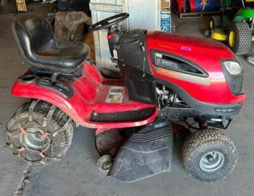 DESCRIPTION: 21 HP LAWN MOWER BRAND/MODEL: CRAFTSMAN YT3000 INFORMATION: NOT IN RUNNING CONDITION, WILL NEED A LITTLE WORK TO GET STARTED LOCATION: 30