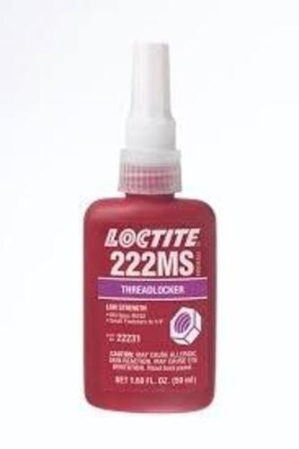 DESCRIPTION: (6) THREADLOCKER BRAND/MODEL: LOCTITE 222MS SIZE: 1.69 FL OZ RETAIL$: $66.00 EA QTY: 6