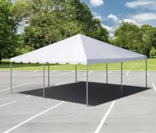 DESCRIPTION: 20X20 WHITE TOP WEST COAST FRAME TENT TOP INFORMATION: TOP ONLY LOCATION: WAREHOUSE QTY: 1