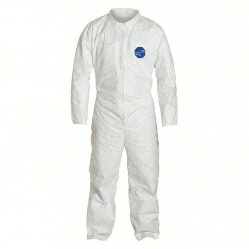 DESCRIPTION: (12) COLLARED DISPOSABLE COVERALLS BRAND/MODEL: DUPONT #4T048 INFORMATION: WHITE SIZE: SIZE XL RETAIL$: $55.21 TOTAL QTY: 12