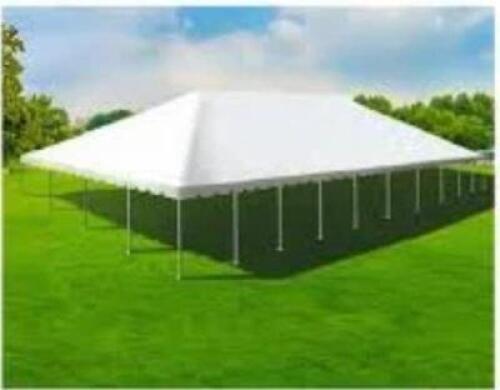 DESCRIPTION: 40X100 WHITE TOP WEST COAST FRAME TENT TOP BRAND/MODEL: AFFORDABLE TENT COMPANY INFORMATION: INCLUDES: 2 ENDS (40X20), 3 (40X20) LOCATION
