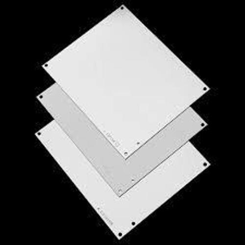 DESCRIPTION: (10) PANEL FOR JUNCTION BOX BRAND/MODEL: NVENT #54800 SIZE: fits 14x12 Box, White, Mild Steel RETAIL$: $100.00 TOTAL QTY: 10
