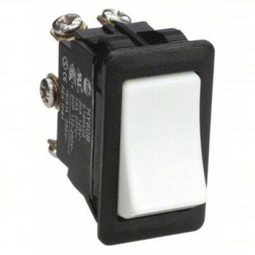 DESCRIPTION: (1) BOXES OF (25) ROCKER SWITCH BRAND/MODEL: POWER FIRST #2LNH1 INFORMATION: SERIES HY60, 2 POSITIONS, DPDT, ON/ON, 2 HP RETAIL$: $6.20 P