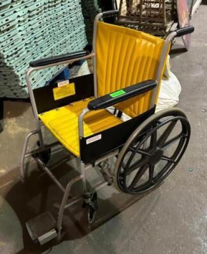 DESCRIPTION: WHEELCHAIR ADDITIONAL INFORMATION: MISSING ONE FOOT REST LOCATION: LEVEL 2 QTY: 1