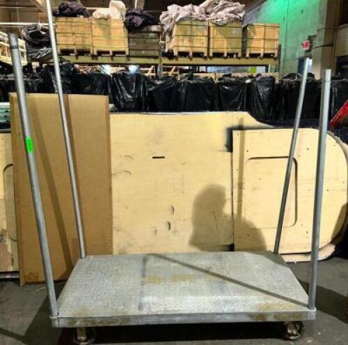 DESCRIPTION: METAL UTILITY CART SIZE: 30"X60" LOCATION: LEVEL 2 QTY: 1