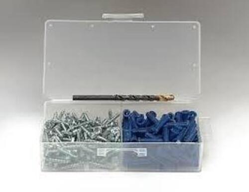 DESCRIPTION: (10) ANCHOR KIT PAN HEAD COMBO BRAND/MODEL: PECO FASTENERS #8711EJ SIZE: 10X1 RETAIL$: $11.59 EA QTY: 10