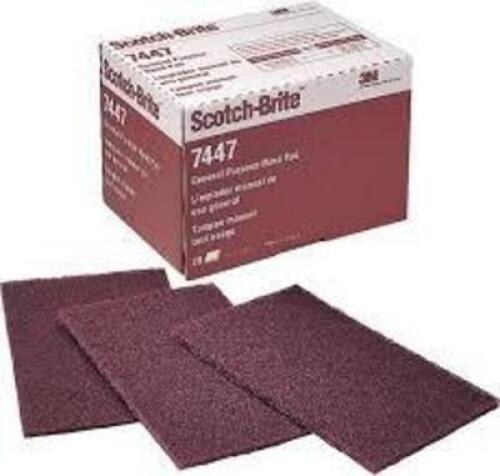 DESCRIPTION: (1) CASE OF (20) GENERAL PURPOSE MAROON HAND PADS BRAND/MODEL: BRITE STAR SIZE: 6X9 RETAIL$: $35.00 EA QTY: 1