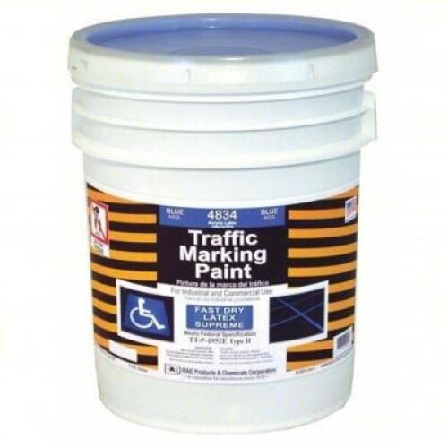 DESCRIPTION: (1) TRAFFIC ZONE MARKING PAINT BRAND/MODEL: RAE #6GAN4 INFORMATION: BLUE SIZE: 5 GALLON RETAIL$: $409.14 EA QTY: 1