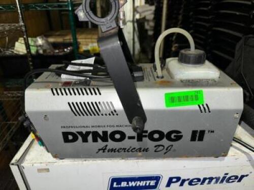 DESCRIPTION: DYNO-FOG II FOG MACHINE LOCATION: LEVEL 2 QTY: 1