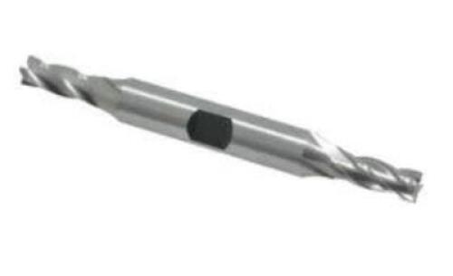 DESCRIPTION: (2) HSSCO8 4 FLUTE SQUARE END MILL BRAND/MODEL: HERTEL 87150603 RETAIL$: $34.28 SIZE: 1/4" 5/8 LOC, 3/8" SHANK QTY: 2