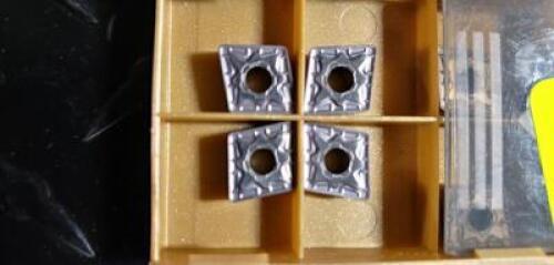 DESCRIPTION: (10) CNMG 332 STYLE TURNING INSERT BRAND/MODEL: ISCAR CNMG 332-M3P RETAIL$: $21.65 PER INSERT QTY: 10