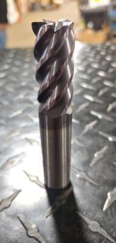 DESCRIPTION: (2) SOLID CARBIDE CORNER/CHAMFER RADIUS END MILLS BRAND/MODEL: SUPERMILL SM5F750A-030 RETAIL$: $179.02 SIZE: 3/4"X1-5/8"X4" QTY: 2