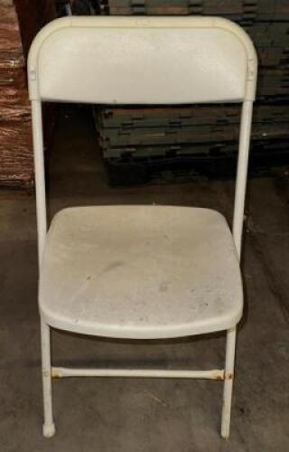 DESCRIPTION: (40)- FESTIVAL PLASTIC FOLDING CHAIRS LOCATION: GRANITE CITY QTY: 40