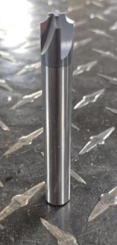 DESCRIPTION: (2) GENERAL PURPOSE SOLID CARBIDE CORNER RADIUS END MILLS BRAND/MODEL: SECO 31250-MEGA RETAIL$: $174.53 SIZE: 0.0394" MAX CUT, 0.394" SHA