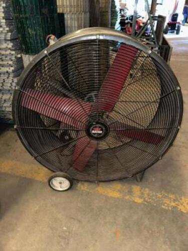 DESCRIPTION: HEAT BUSTER DRUM FAN LOCATION: GRANITE CITY QTY: 1