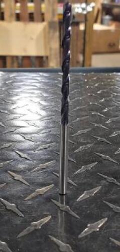 DESCRIPTION: (2) SOLID CARBIDE INTERNAL COOLANT DRILL BRAND/MODEL: MITSUBISHI CARBIDE MWS0550X10DB RETAIL$: $ 169.98 EA SIZE: 5.5MM CUT, 5MM SHANK QTY