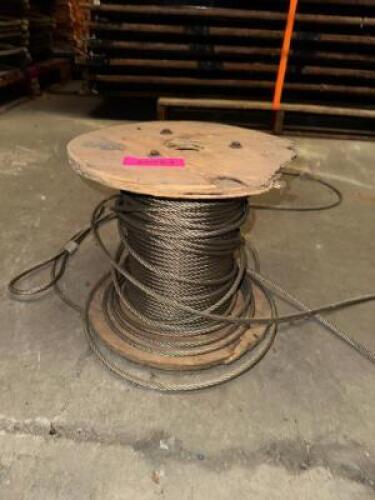 DESCRIPTION: PARTIAL ROLL OF WIRE CABLE LOCATION: GRANITE CITY QTY: 1