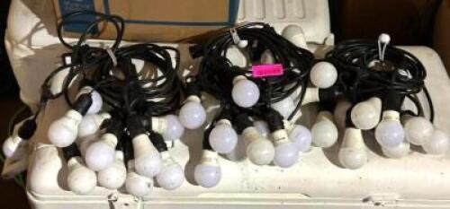 DESCRIPTION: (3) STRANDS OF LED STRING LIGHTS LOCATION: ELECTRONICS CAGE QTY: 3