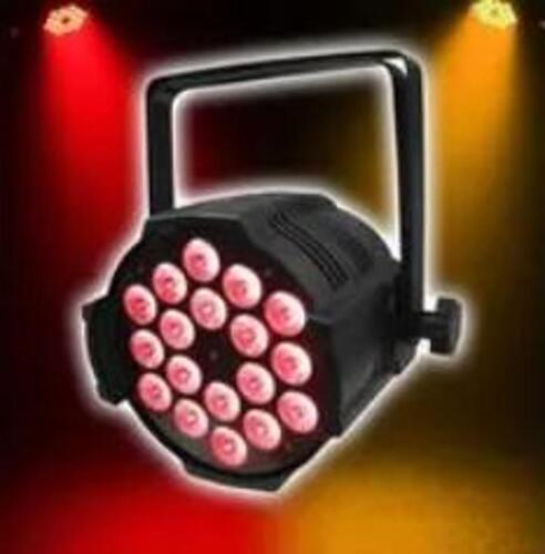 DESCRIPTION: (1) LED PERFORMER LIGHT INFORMATION: 5 COLORS, 18 X 10W QTY: 1