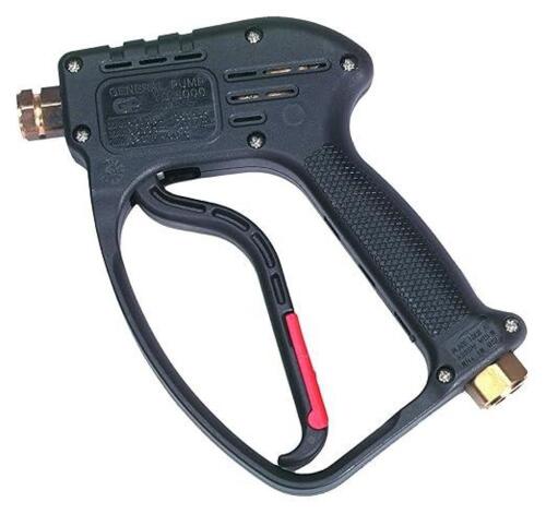 DESCRIPTION: (3) REAR ENTRY SPRAY GUN INFORMATION: 10GPM, 5000 PSI RETAIL$: $39.50/EA SIZE: Inlet: 3/8" Npt - F, Outlet: 1/4" NPT-F QTY: 3