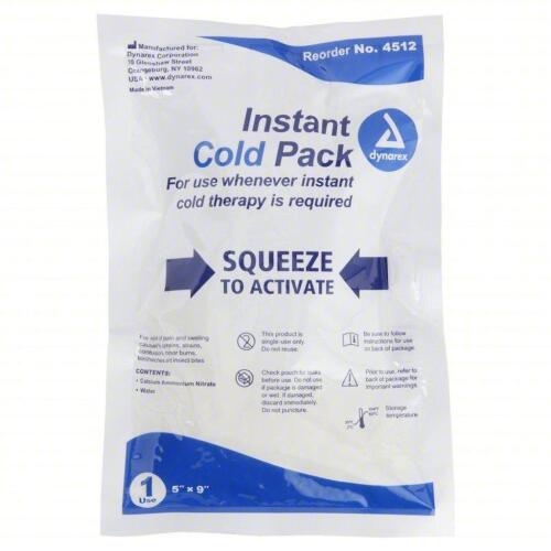DESCRIPTION: (2) CASES OF (24) COLD PACKS RETAIL$: $39.19/CASE SIZE: 5" X 9" QTY: 2