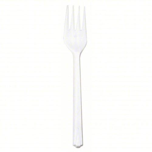 DESCRIPTION: (1) CASE OF (1000) PLASTIC FORKS INFORMATION: MEDIUM WEIGHT, UNWRAPPED RETAIL$: $53.51/CASE QTY: 1
