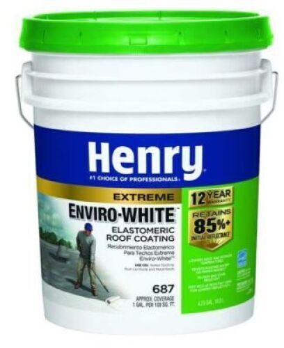 DESCRIPTION:&nbsp;(2) ENVIRO-WHITE EXTREME ELASTOMERIC ROOF COATINGBRAND/MODEL:&nbsp;HENRYINFORMATION: WHITESIZE:&nbsp;1 GALLONRETAIL$:&nbsp;$44.45 EAQTY:&nbsp;2
