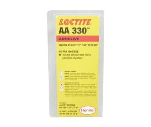 &nbsp;DESCRIPTION:&nbsp;(2) ADHESIVEBRAND/MODEL:&nbsp;LOCTITE AA 330 #4KL14SIZE:&nbsp;25 MLRETAIL$:&nbsp;$67.61 EAQTY:&nbsp;2